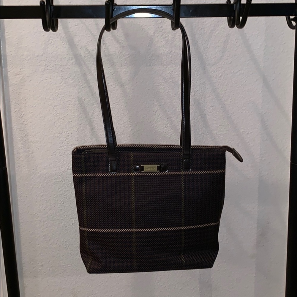 Lauren Ralph Lauren Plaid Houndstooth Handbag